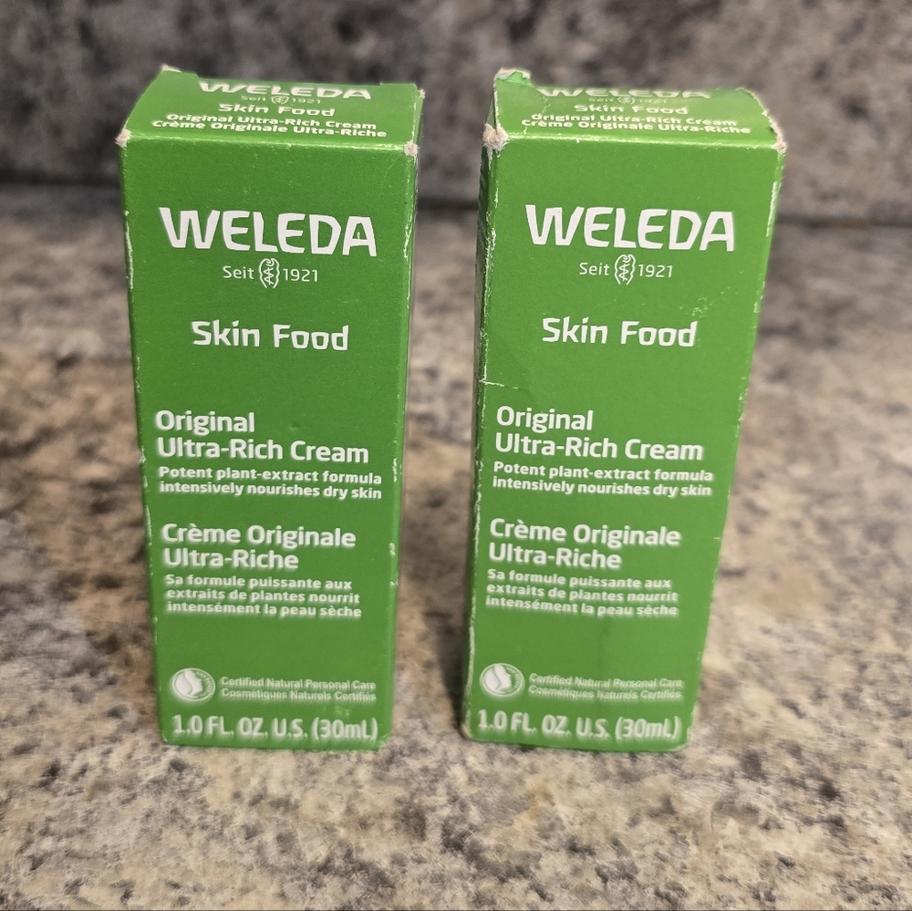 New Weleda Skin Food, Original Ultra-Rich Cream (2 Count) 1.0 Fl Ounce Each